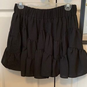 NWT KLD Layered Babydoll Skort